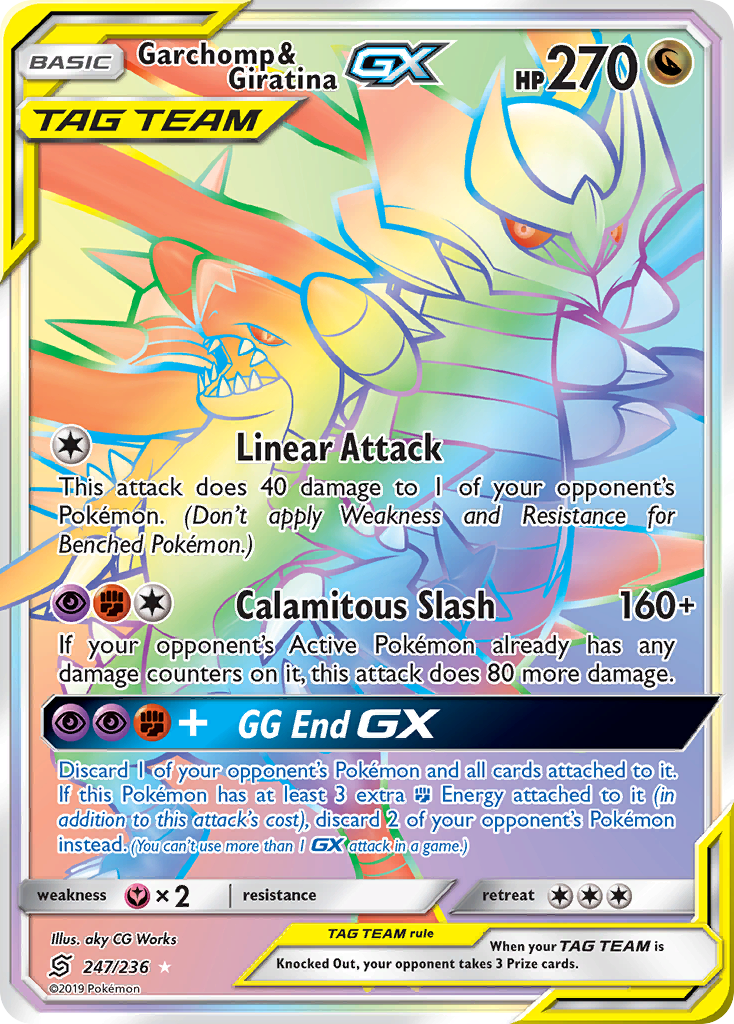 Garchomp & Giratina GX (247/236) [Sun & Moon: Unified Minds] - The Mythic Store | 24h Order Processing