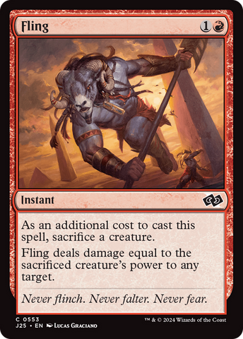 Fling [Foundations Jumpstart] - The Mythic Store | 24h Order Processing