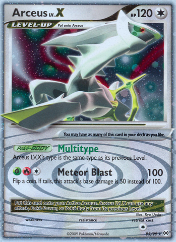Arceus LV.X (95/99) [Platinum: Arceus] - The Mythic Store | 24h Order Processing