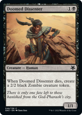 Doomed Dissenter [Game Night: Free-for-All] - The Mythic Store | 24h Order Processing