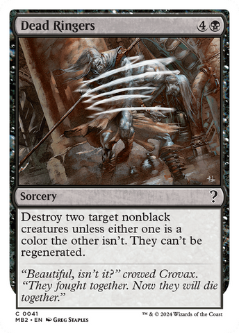 Dead Ringers (White Border) [Mystery Booster 2] - The Mythic Store | 24h Order Processing