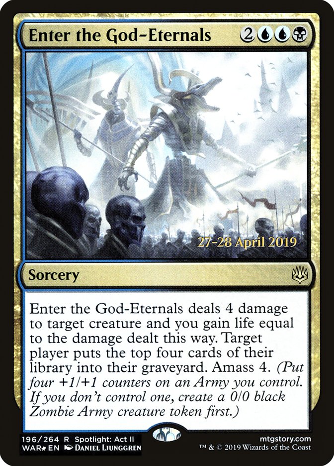Enter the God-Eternals [War of the Spark Prerelease Promos] - The Mythic Store | 24h Order Processing