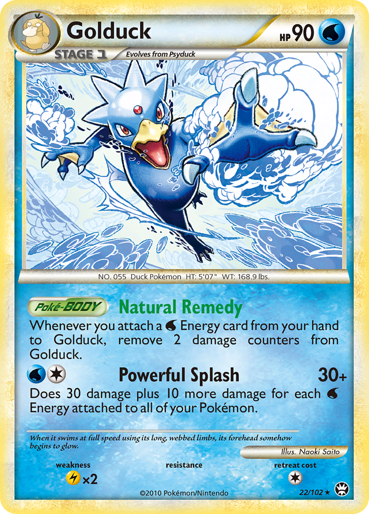 Golduck (22/102) [HeartGold & SoulSilver: Triumphant] - The Mythic Store | 24h Order Processing