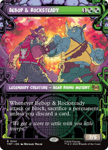 Bebop & Rocksteady (Showcase) [Teenage Mutant Ninja Turtles] - The Mythic Store | 24h Order Processing