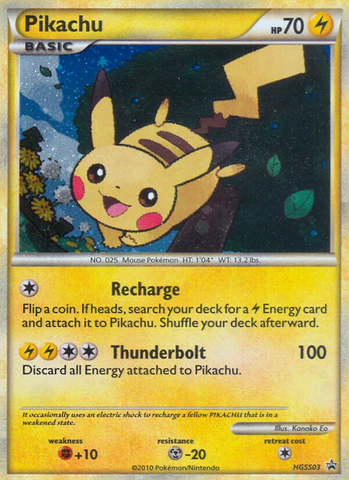 Pikachu (HGSS03) [HeartGold & SoulSilver: Black Star Promos] - The Mythic Store | 24h Order Processing