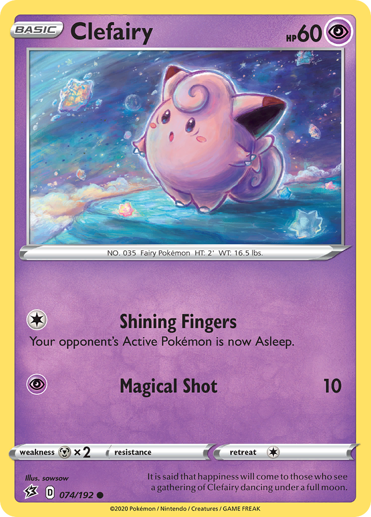 Clefairy (074/192) [Sword & Shield: Rebel Clash] - The Mythic Store | 24h Order Processing