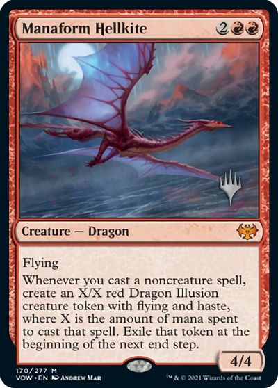 Manaform Hellkite (Promo Pack) [Innistrad: Crimson Vow Promos] - The Mythic Store | 24h Order Processing