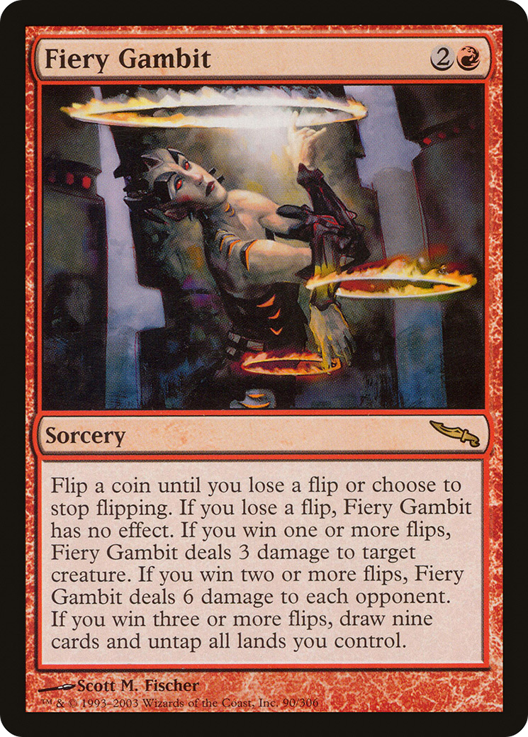 Fiery Gambit [Mirrodin] - The Mythic Store | 24h Order Processing