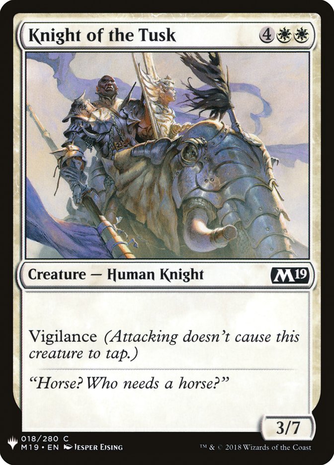 Knight of the Tusk [Mystery Booster] - The Mythic Store | 24h Order Processing