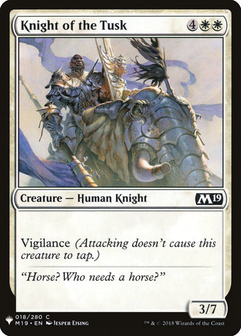 Knight of the Tusk [Mystery Booster] - The Mythic Store | 24h Order Processing