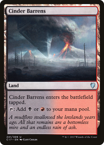 Cinder Barrens [Commander 2017] - The Mythic Store | 24h Order Processing