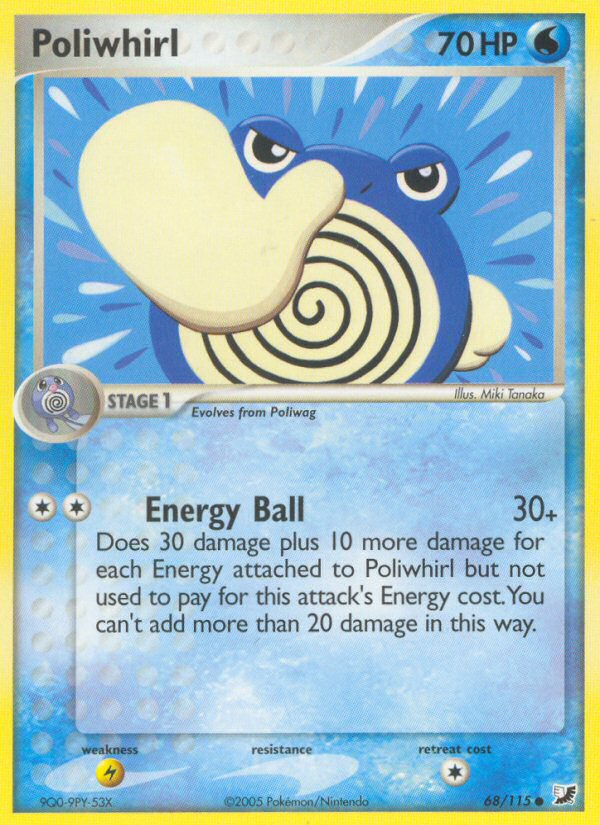 Poliwhirl (68/115) [EX: Unseen Forces] - The Mythic Store | 24h Order Processing