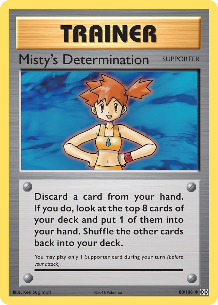 Misty's Determination (80/108) [XY: Evolutions] - The Mythic Store | 24h Order Processing