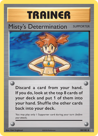 Misty's Determination (80/108) [XY: Evolutions] - The Mythic Store | 24h Order Processing
