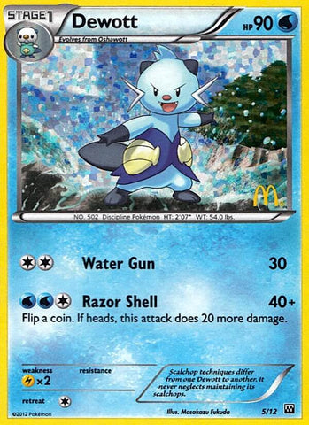 Dewott (5/12) [McDonald's Promos: 2012 Collection] - The Mythic Store | 24h Order Processing