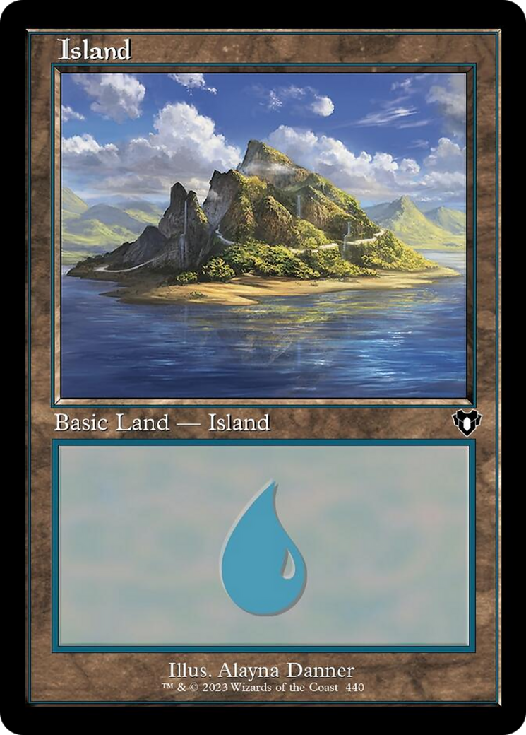 Island (440) (Retro) [Commander Masters] - The Mythic Store | 24h Order Processing