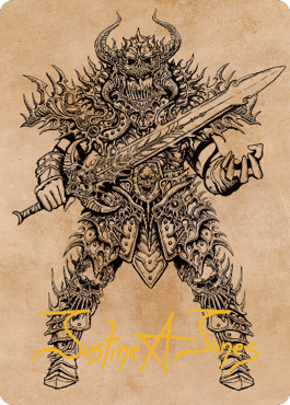 Sarevok, Deathbringer Art Card (Gold-Stamped Signature) [Commander Legends: Battle for Baldur's Gate Art Series] - The Mythic Store | 24h Order Processing