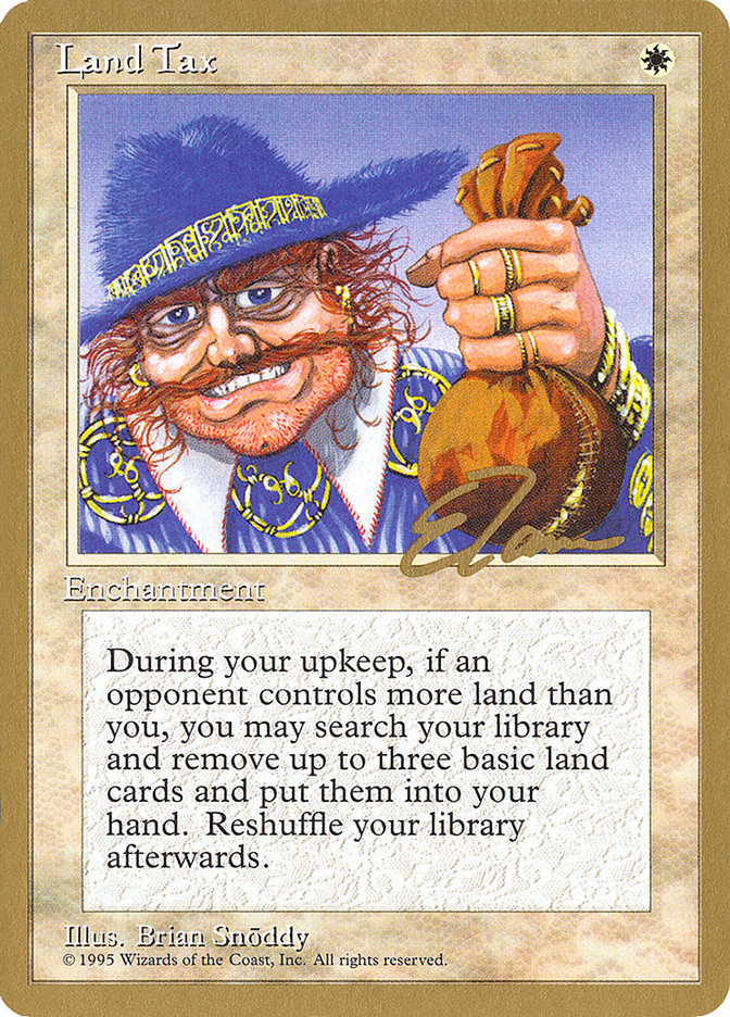 Land Tax (Eric Tam) [Pro Tour Collector Set] - The Mythic Store | 24h Order Processing