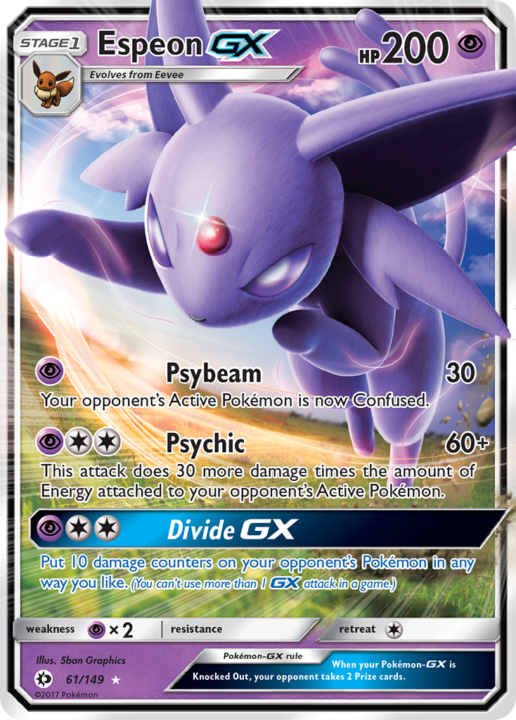 Espeon GX (61/149) [Sun & Moon: Base Set] - The Mythic Store | 24h Order Processing