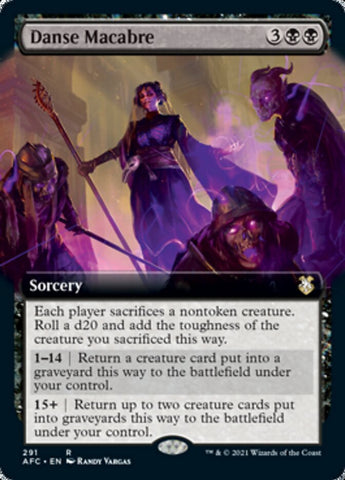 Danse Macabre (Extended Art) [Dungeons & Dragons: Adventures in the Forgotten Realms Commander] - The Mythic Store | 24h Order Processing