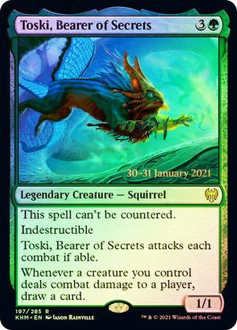 Toski, Bearer of Secrets [Kaldheim Prerelease Promos] - The Mythic Store | 24h Order Processing