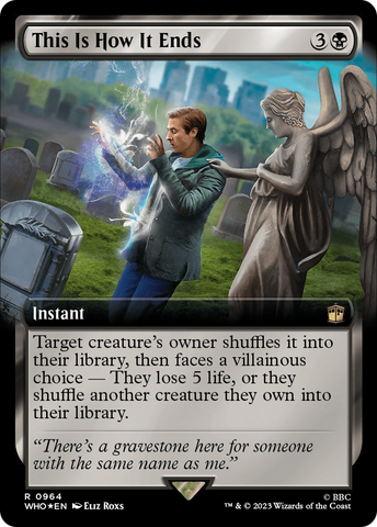 This Is How It Ends (Extended Art) (Surge Foil) [Doctor Who] - The Mythic Store | 24h Order Processing