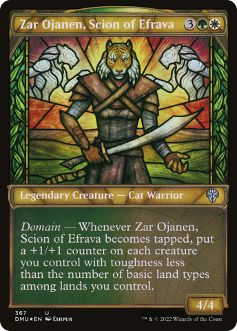 Zar Ojanen, Scion of Efrava (Showcase Textured) [Dominaria United] - The Mythic Store | 24h Order Processing