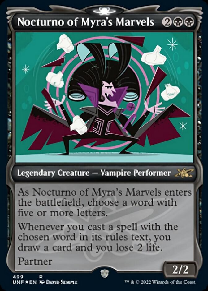 Nocturno of Myra's Marvels (Showcase) (Galaxy Foil) [Unfinity] - The Mythic Store | 24h Order Processing