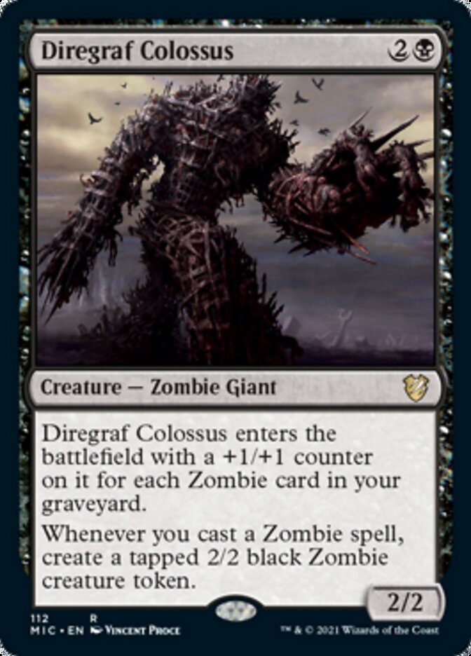 Diregraf Colossus [Innistrad: Midnight Hunt Commander] - The Mythic Store | 24h Order Processing