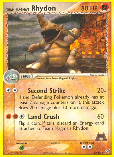 Team Magma's Rhydon (22/95) [EX: Team Magma vs Team Aqua] - The Mythic Store | 24h Order Processing