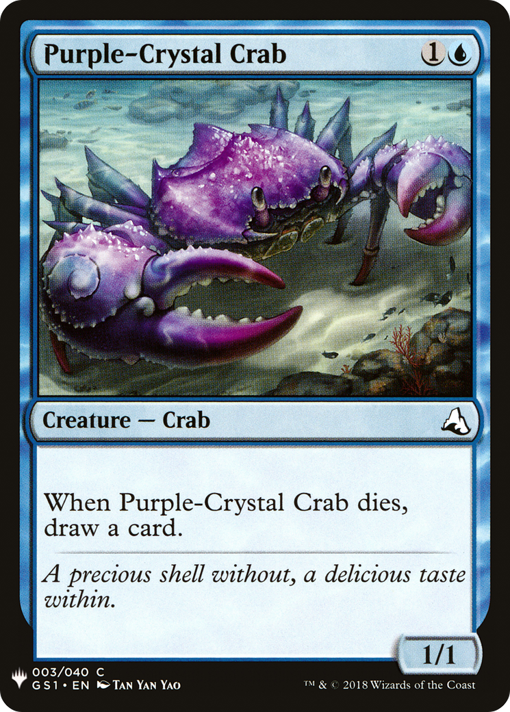Purple-Crystal Crab [Mystery Booster] - The Mythic Store | 24h Order Processing