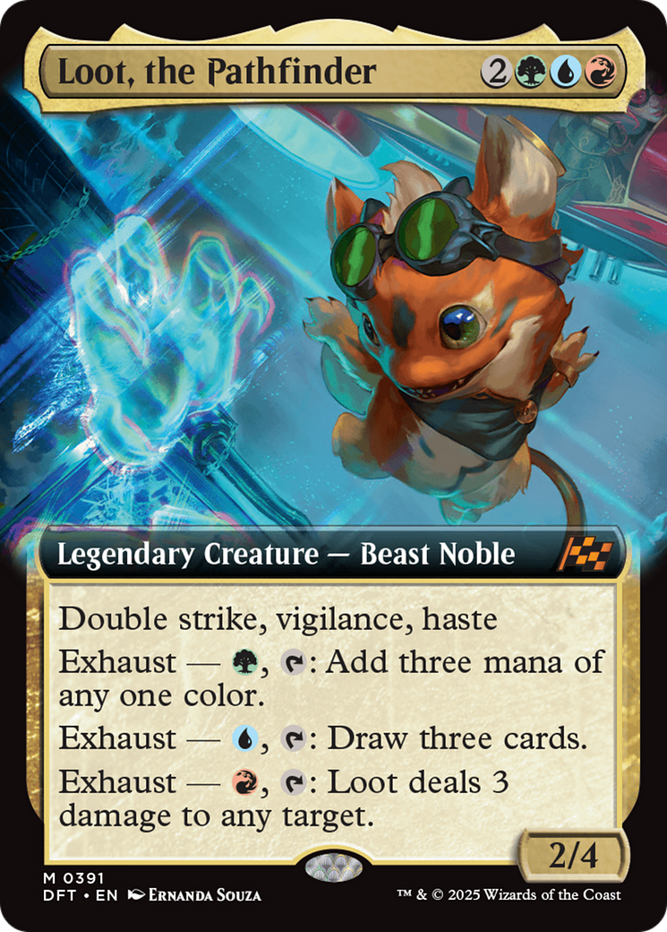 Loot, the Pathfinder (Extended Art) [Aetherdrift] - The Mythic Store | 24h Order Processing
