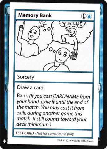 Memory Bank [Mystery Booster Playtest Cards] - The Mythic Store | 24h Order Processing