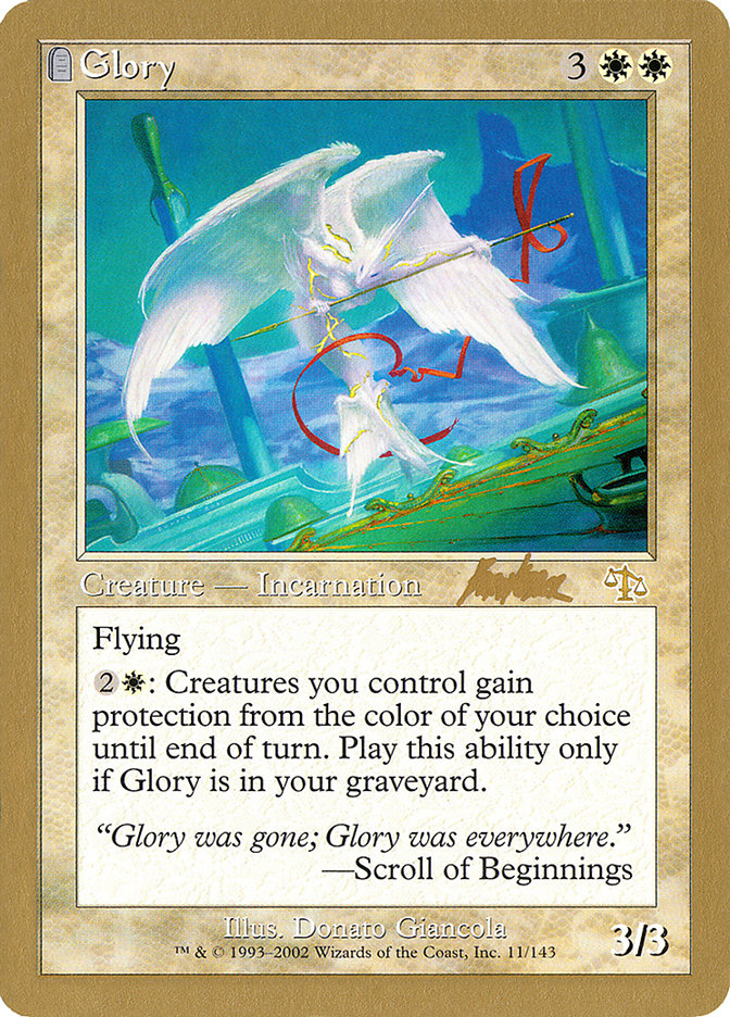 Glory (Brian Kibler) [World Championship Decks 2002] - The Mythic Store | 24h Order Processing