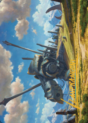 Plains Art Card 1 (Gold-Stamped Signature) [Dominaria United Art Series] - The Mythic Store | 24h Order Processing
