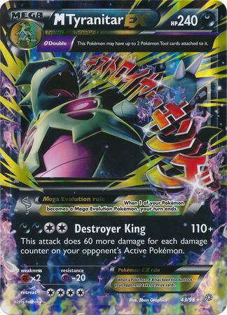M Tyranitar EX (43/98) (Jumbo Card) [XY: Ancient Origins] - The Mythic Store | 24h Order Processing