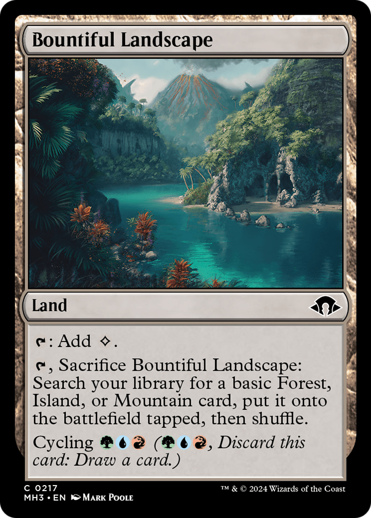 Bountiful Landscape [Modern Horizons 3] - The Mythic Store | 24h Order Processing