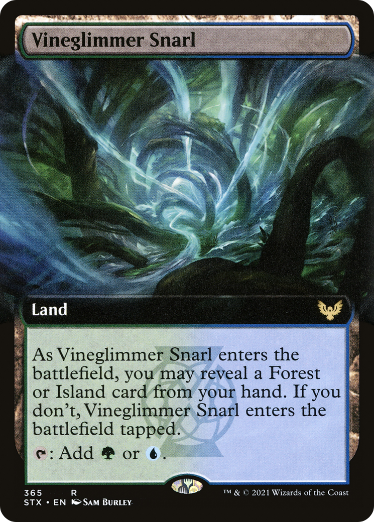 Vineglimmer Snarl (Extended Art) [Strixhaven: School of Mages] - The Mythic Store | 24h Order Processing