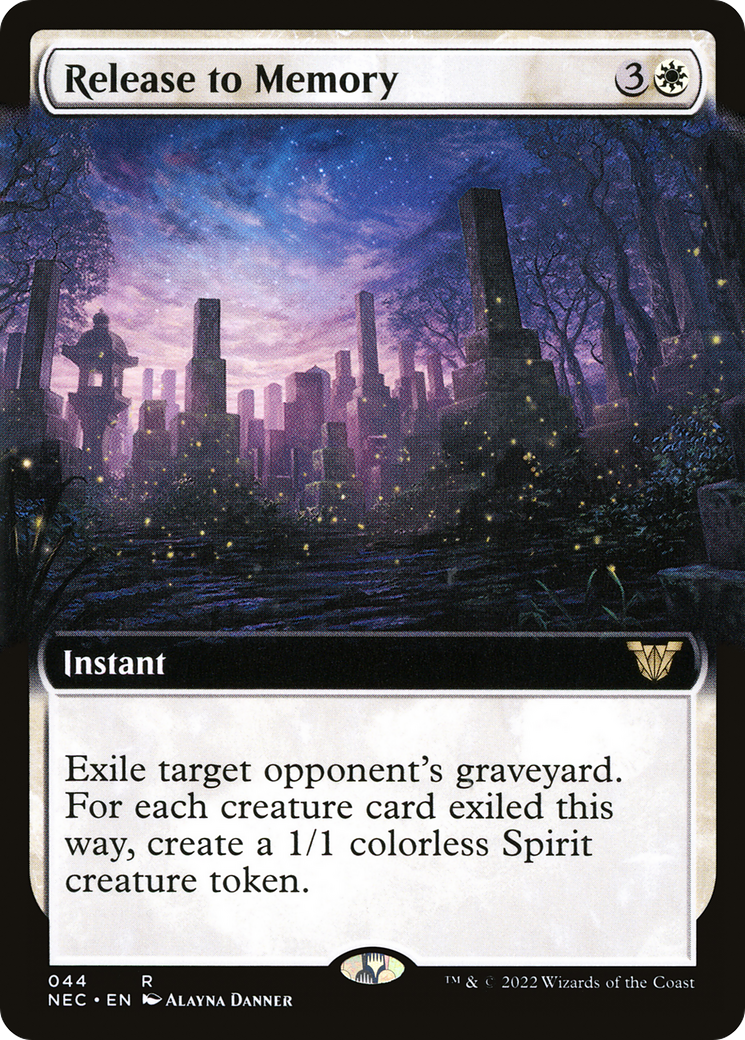 Release to Memory (Extended Art) [Kamigawa: Neon Dynasty Commander] - The Mythic Store | 24h Order Processing