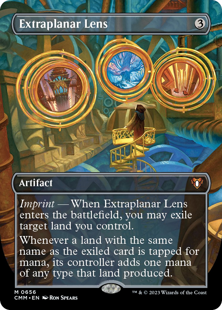 Extraplanar Lens (Borderless Alternate Art) [Commander Masters] - The Mythic Store | 24h Order Processing