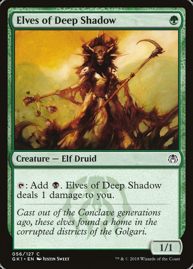 Elves of Deep Shadow [Guilds of Ravnica Guild Kit] - The Mythic Store | 24h Order Processing