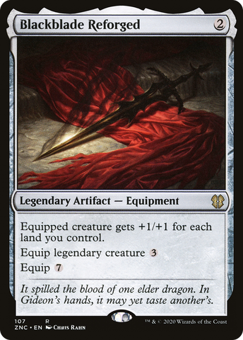 Blackblade Reforged [Zendikar Rising Commander] - The Mythic Store | 24h Order Processing