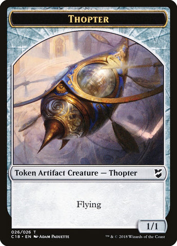 Thopter Token (026/026) [Commander 2018 Tokens] - The Mythic Store | 24h Order Processing
