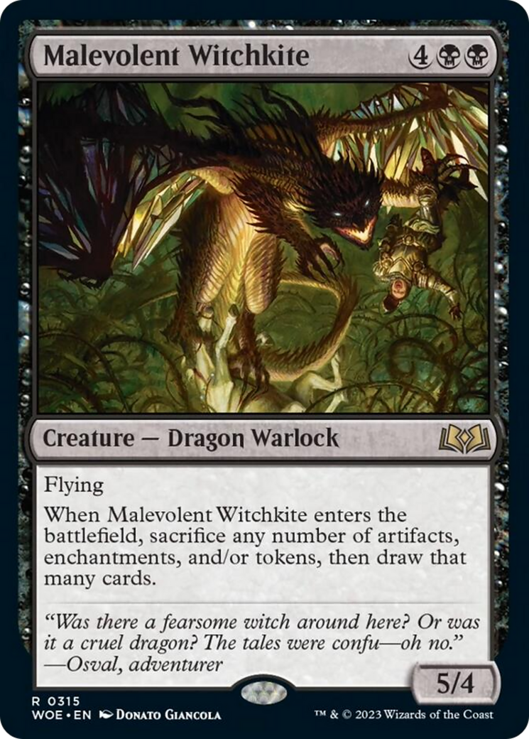 Malevolent Witchkite [Wilds of Eldraine] - The Mythic Store | 24h Order Processing