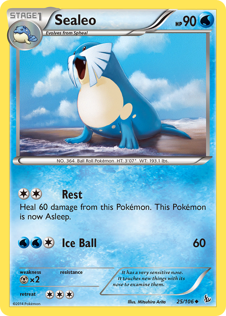 Sealeo (25/106) [XY: Flashfire] - The Mythic Store | 24h Order Processing