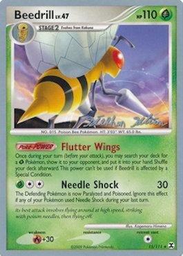 Beedrill LV.47 (15/111) (Luxdrill - Stephen Silvestro) [World Championships 2009] - The Mythic Store | 24h Order Processing