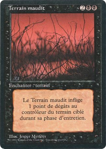 Cursed Land [Foreign Black Border] - The Mythic Store | 24h Order Processing