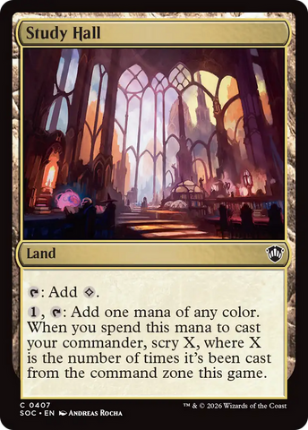 Study Hall [Secrets of Strixhaven Commander] - The Mythic Store | 24h Order Processing