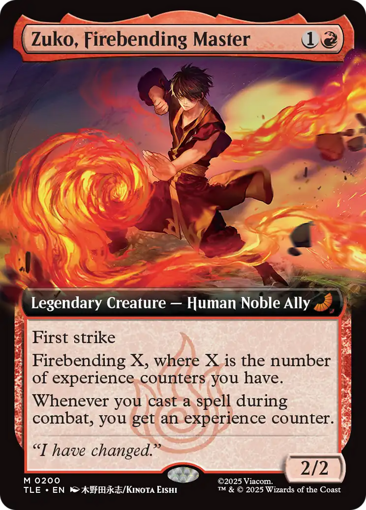 Zuko, Firebending Master (Extended Art) [Avatar: The Last Airbender: Eternal-Legal] - The Mythic Store | 24h Order Processing