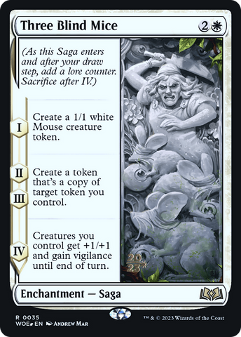 Three Blind Mice [Wilds of Eldraine Prerelease Promos] - The Mythic Store | 24h Order Processing